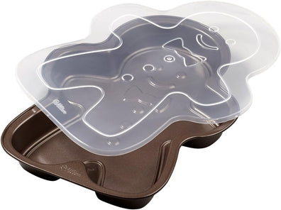 Molde muñeco de jengibre con tapa